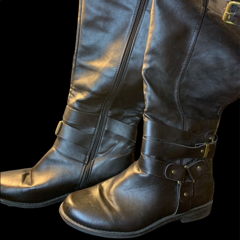 JustFab Riding Boots - Picture 2 of 4